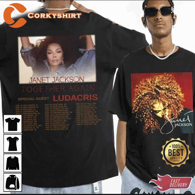 Janet Together Again 2023 Tour Shirt