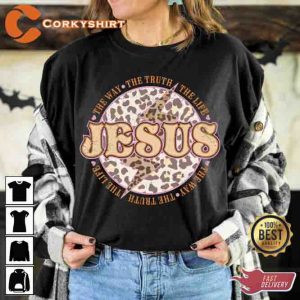 Jesus The Way Comfort Color T-Shirt5