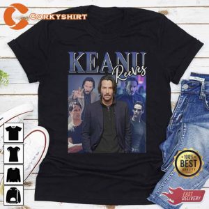John Wick Chapter 4 Keanu Reeves Vintage 90s Tee Shirt
