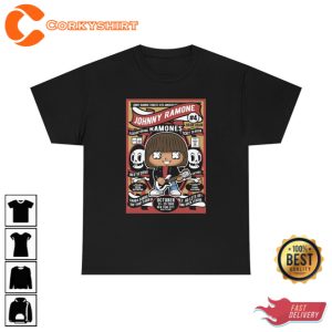 Johnny Ramone Hey Ho Lets Go Punk Rock Tee Ramones T-Shirt 2