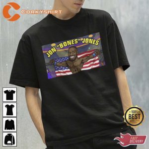 Jon Bones Jones Champ Graphic Tee Shirt