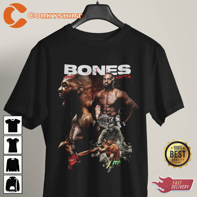 Jon Bones Jones Tee UFC Champ T-Shirt1