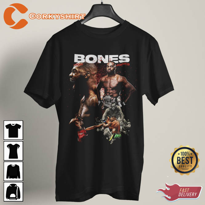 Jon Bones Jones Tee UFC Champ T-Shirt2
