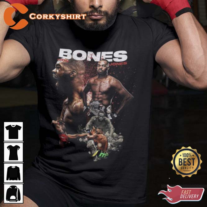 Jon Bones Jones Tee UFC Champ T-Shirt3