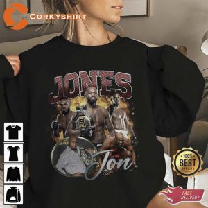Jon Jones Retro Mixed Martial Arts Vintage Sweatshirt