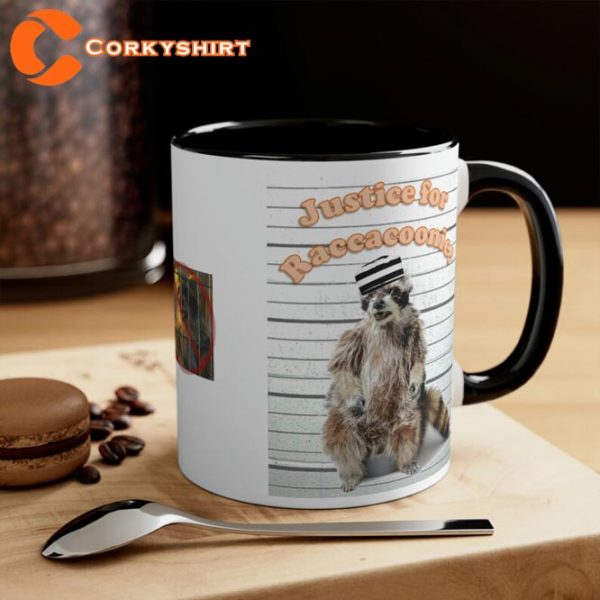 Justice for Raccacoonie EEAAO Inspired Ceramic Coffee Mug