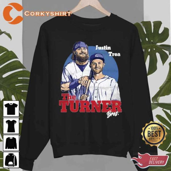 Justin Turner And Trea Turner The Turner Bros Unisex T-Shirt