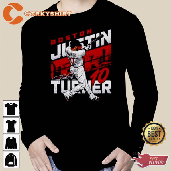 Justin Turner Boston Red Sox City Name Shirt