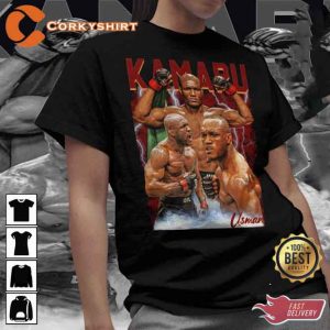 Kamaru Usman Fighter Boxing Retro 90s Unisex T-Shirt