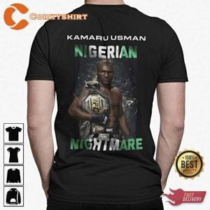 Kamaru Usman Nigerian Nightmare T-shirt