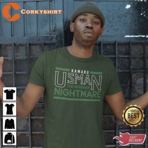 Kamaru Usman The Nigerian Nightmare Graphic Unisex T-Shirt