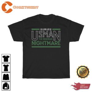 Kamaru Usman The Nigerian Nightmare Graphic Unisex T-Shirt3