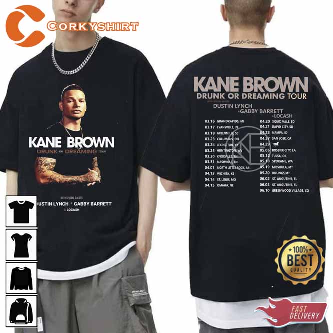 Kane Brown Drunk Or Dreaming Tour T-Shirt