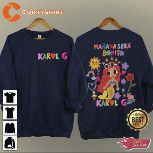 Karol G Mañana Será Bonito 2 Side Trending Unisex Sweatshirt