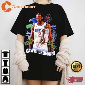Kawhi Leonard Vintage Style T-Shirt