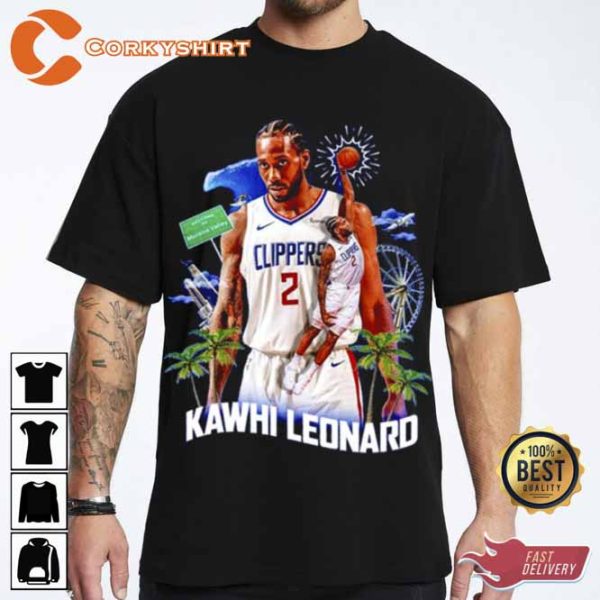 Kawhi Leonard Vintage Style T-Shirt