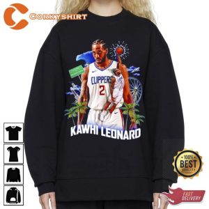 Kawhi Leonard Vintage Style T-Shirt (3)