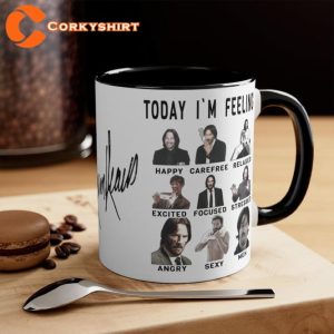 Keanu Reeves Celebrity GIft for Fan Coffee Mug1