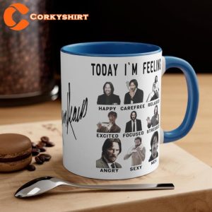 Keanu Reeves Celebrity GIft for Fan Coffee Mug5