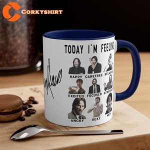 Keanu Reeves Celebrity GIft for Fan Coffee Mug6