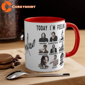 Keanu Reeves Celebrity GIft for Fan Coffee Mug8