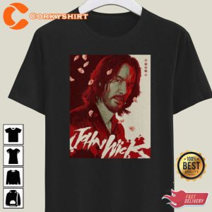 Keanu Reeves Poster Shirt Gift For John Wick Fan 2
