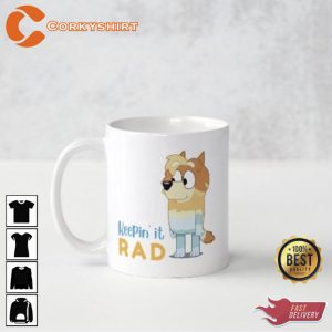 Keepin It Rad Uncle Rad Bluey Mug