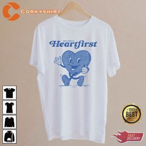 Kelsea Heart First Smiling Heart Vintage White T-shirt