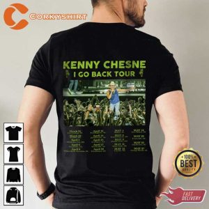 Kenny Chesney I Go Back Tour 2023 T- Shirt4