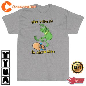 Kermit the Frog The Muppets The Vibe Is In Shambles Tee Shirt