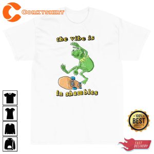 Kermit the Frog The Muppets The Vibe Is In Shambles Tee Shirt