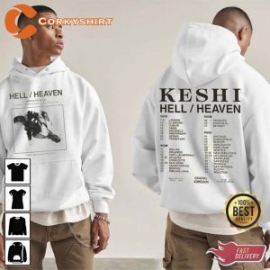 Keshi Hell and Back Tour 2023 With Special Guests Unisex Shirt