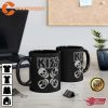 Kiss Minimalistic Music Coffee Mug Black