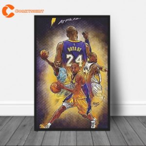 Kobe Bryant Poster Canvas Gift For Fans