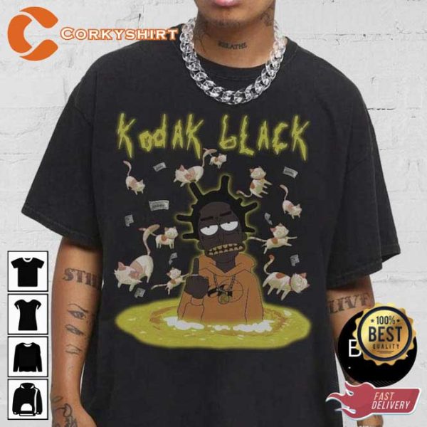 Kodak Black Vintage 90s Unisex Streetwear T-shirt