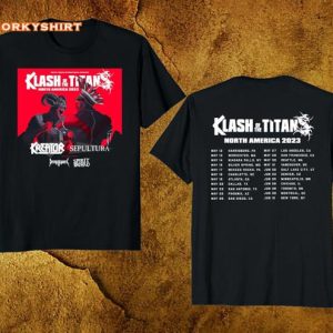 Kreator n Sepultura Klash of the Titans NA 2023 Tour Unisex T-shirt
