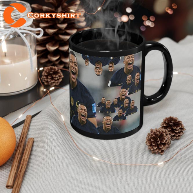 Kylian Mbappe Brutally Laughing Football Funny Moment Coffee Mug4