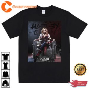 Lady Gaga As Harley Quinn The Joker Unisex T-Shirt Gift For Fan