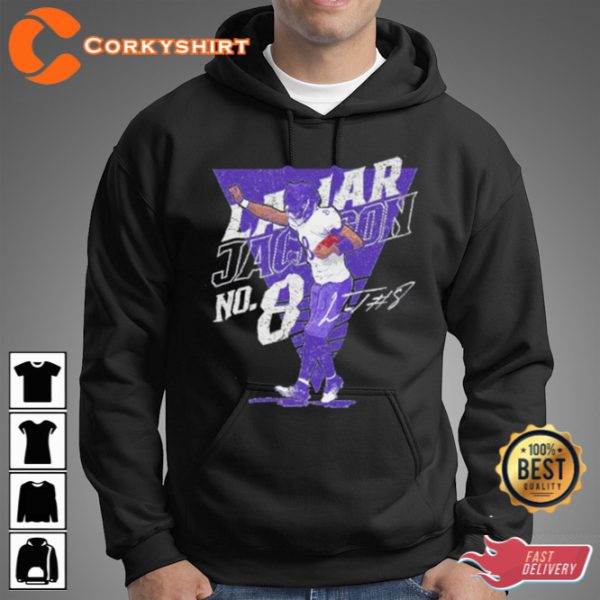 Lamar Jackson Touchdown Dance Football Shirt