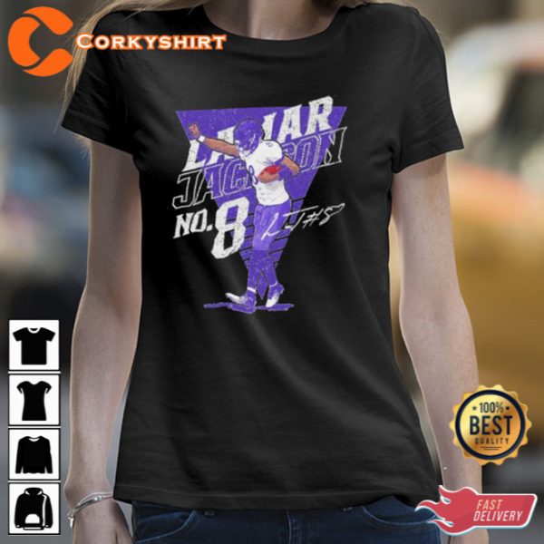 Lamar Jackson Touchdown Dance Football Shirt