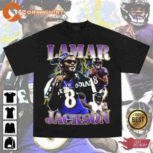 Lamar Jackson Vintage Unisex Tee Shirt