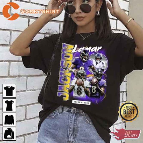 Lamar Jacksons Vintage 90s T Shirt