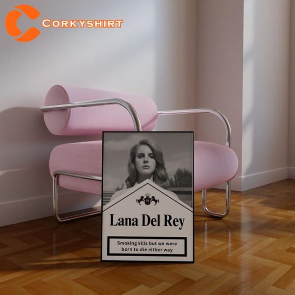 Lana Del Rey Fan Gift Poster Print