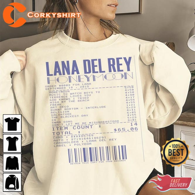 Lana Del Rey Honeymoon Band Music Tour Jan Trending Sweatshirt 1