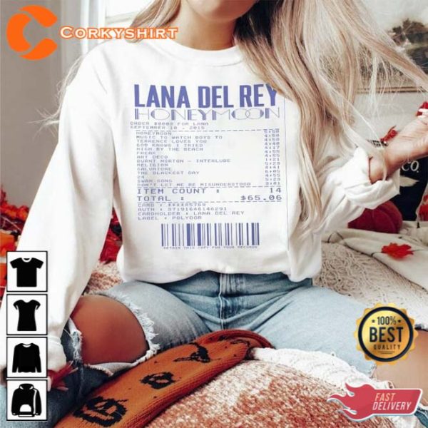 Lana Del Rey Honeymoon Band Music Tour Jan Trending Sweatshirt