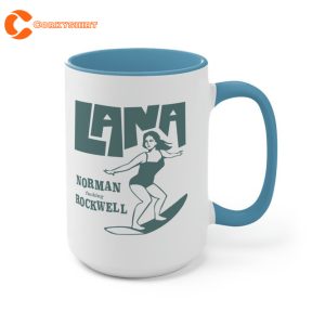 Lana Del Rey Norman Rockwell Surfer Mug 3
