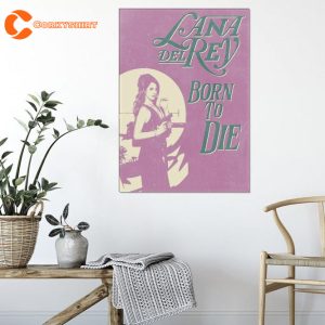 Lana Del Rey Singer Born To Die Vintage Poster