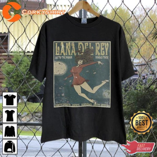 Lana Del Rey Singer World Tour Cover Vintage Shirt