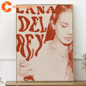 Lana Del Rey Wall Art Modern Poster Print