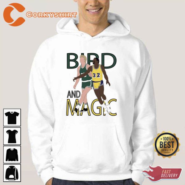 Larry Bird And Magic Johnson Unisex T-Shirt